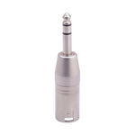 Adattatore 6,35 mm TRS maschio a XLR maschio 3 pin