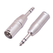 Adattatore 6,35 mm TRS maschio a XLR maschio 3 pin