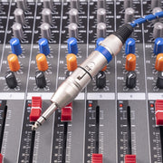 Adattatore audio 6,35 mm TRS maschio a XLR femmina 3 pin