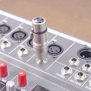 Adattatore audio 6,35 mm TRS maschio a XLR femmina 3 pin