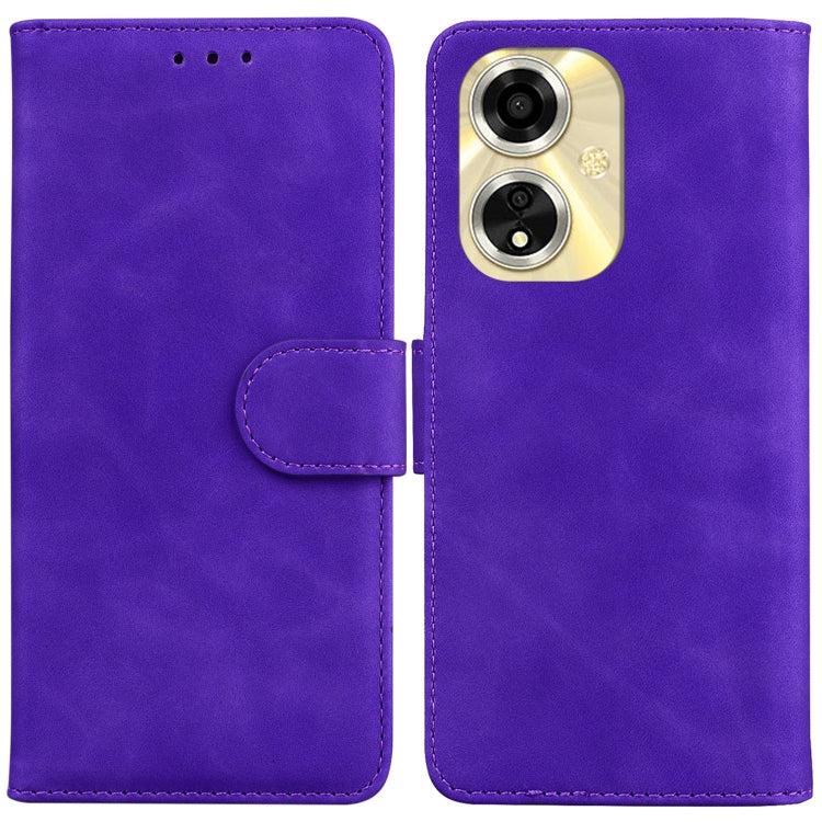 Custodia per telefono in pelle con vibrazione in puro colore Skin Feel, For OPPO A59 5G / A2M, For OPPO A38 4G / A18, For OPPO A58 4G, For OPPO Reno10 5G Global/Reno10 Pro Global