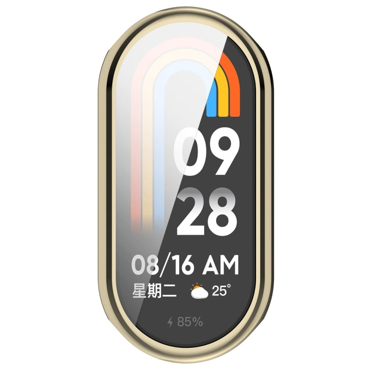 Custodia protettiva per orologio galvanico in TPU a copertura totale, For Xiaomi Mi Band 8 / 9 Ceramic / 10 Ceramic