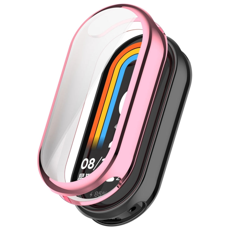 Custodia protettiva per orologio galvanico in TPU a copertura totale, For Xiaomi Mi Band 8 / 9 Ceramic / 10 Ceramic