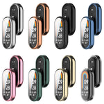 Custodia protettiva per orologio galvanico in TPU a copertura totale, For Xiaomi Mi Band 8 / 9 Ceramic / 10 Ceramic