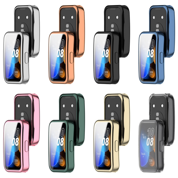 Custodia protettiva per orologio galvanico in TPU a copertura totale, For Huawei Band 10 / 9 / 8