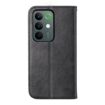 Custodia per telefono in pelle magnetica con struttura in vitello a griglia cubica, For Realme C100 4G, For Realme 16 5G, For Realme C85 5G / Realme 15x 5G, For Realme C85 Pro 4G