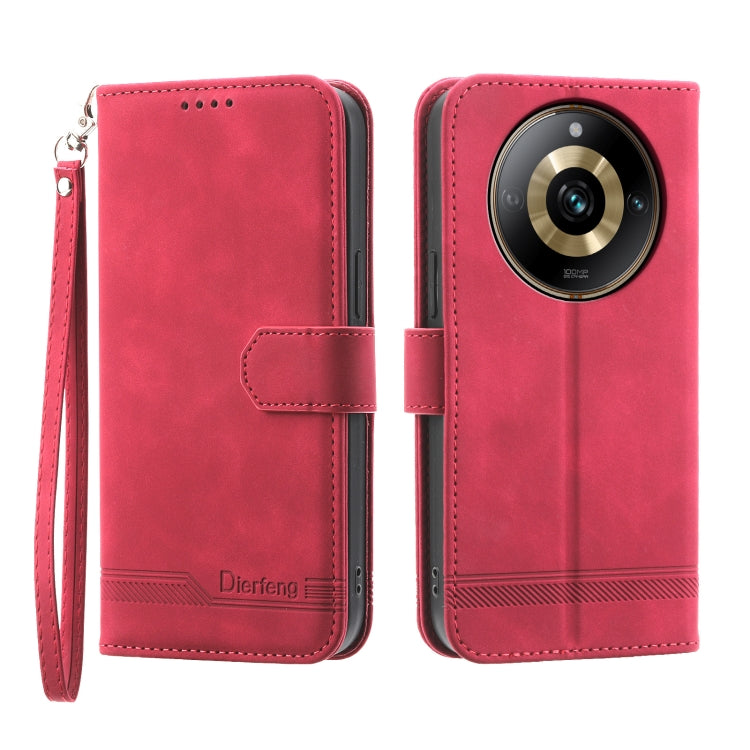 Custodia per cellulare in pelle Dierfeng Dream Line, For Realme C53, For Realme 11 Pro