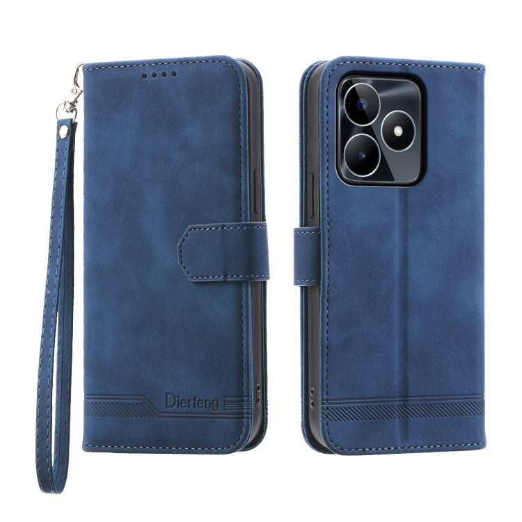 Custodia per cellulare in pelle Dierfeng Dream Line, For Realme C53, For Realme 11 Pro