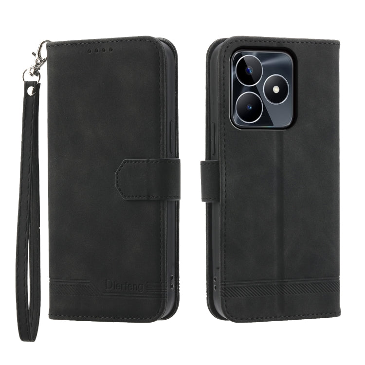 Custodia per cellulare in pelle Dierfeng Dream Line, For Realme C53, For Realme 11 Pro
