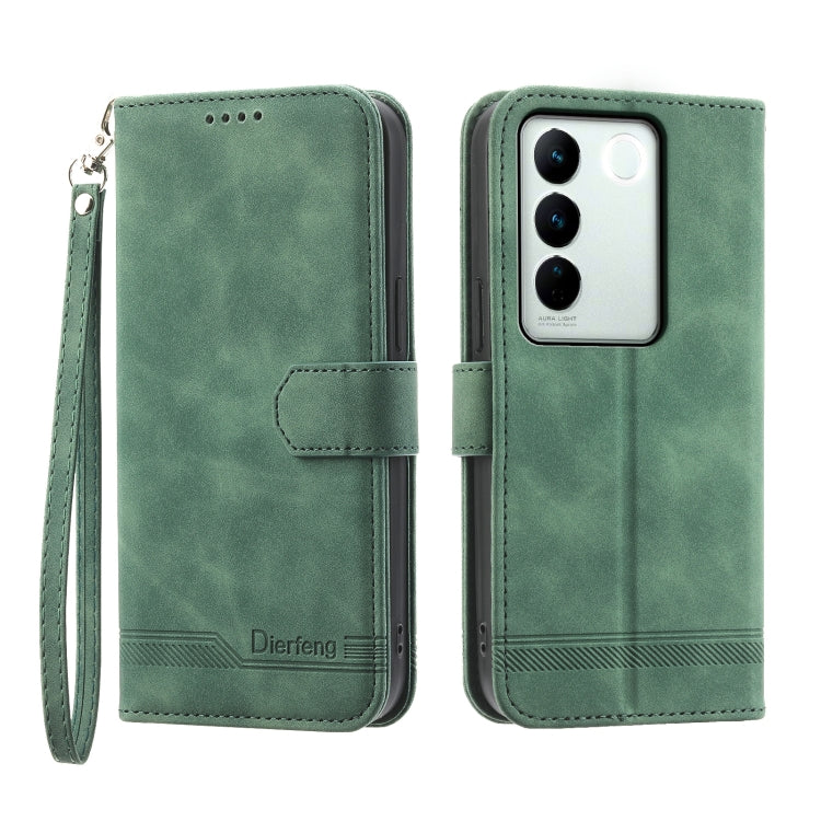 Custodia per cellulare in pelle Dierfeng Dream Line, For vivo V27