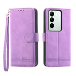 Custodia per cellulare in pelle Dierfeng Dream Line, For vivo V27