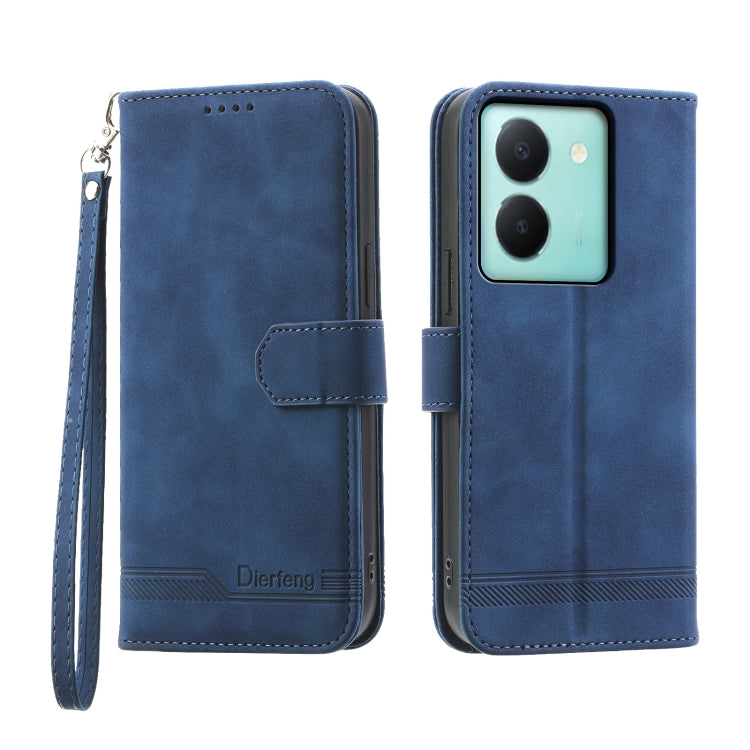 Custodia per cellulare in pelle Dierfeng Dream Line, For vivo Y36, For vivo Y78, For vivo Y02a, For vivo Y56
