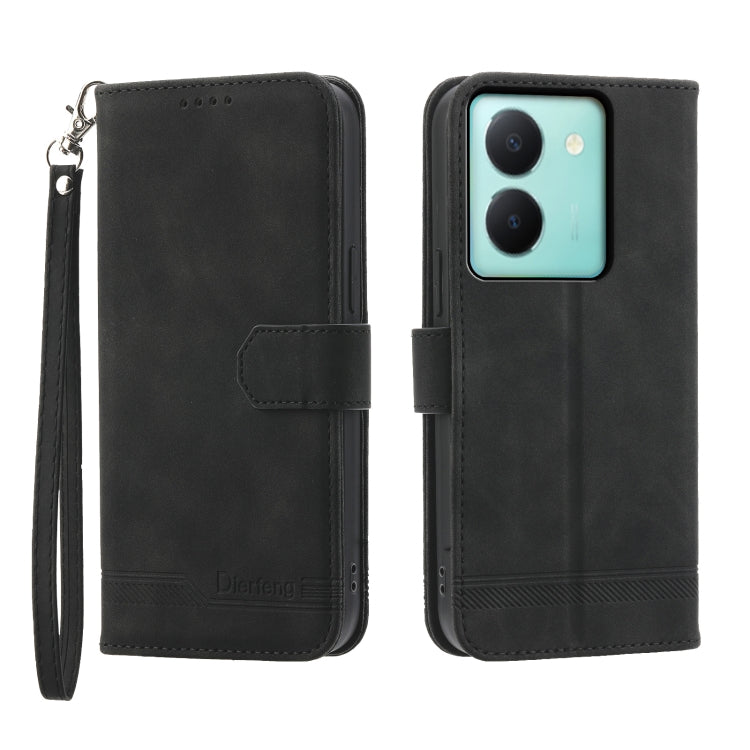 Custodia per cellulare in pelle Dierfeng Dream Line, For vivo Y36, For vivo Y78, For vivo Y02a, For vivo Y56