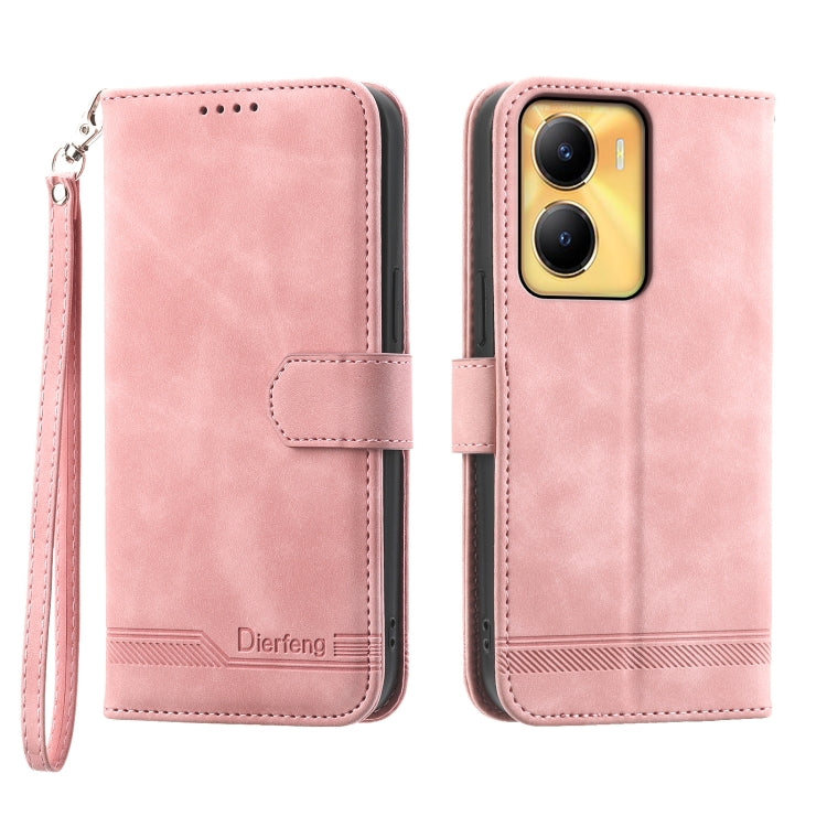 Custodia per cellulare in pelle Dierfeng Dream Line, For vivo Y36, For vivo Y78, For vivo Y02a, For vivo Y56