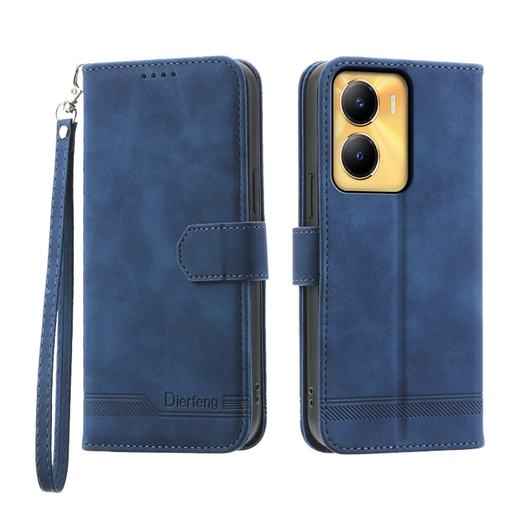 Custodia per cellulare in pelle Dierfeng Dream Line, For vivo Y36, For vivo Y78, For vivo Y02a, For vivo Y56