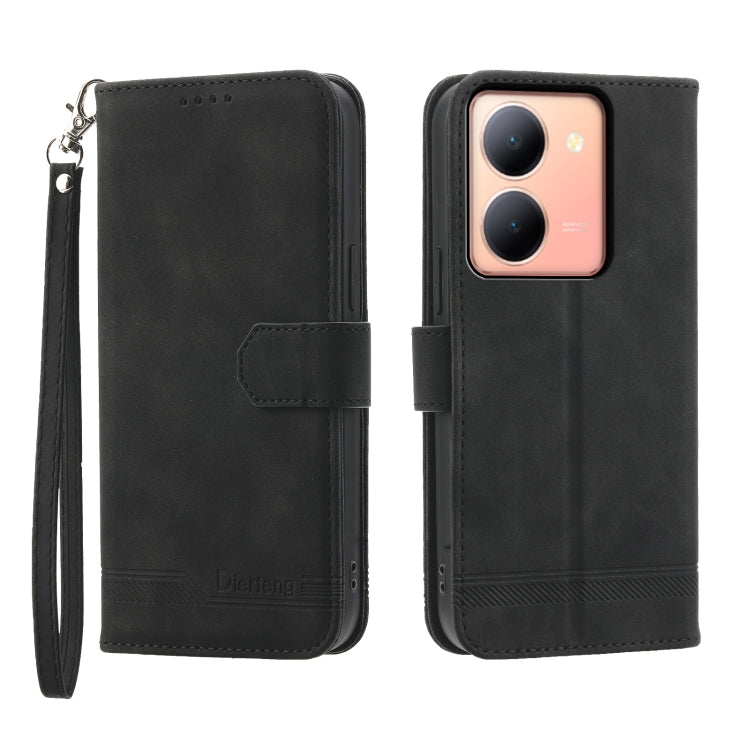 Custodia per cellulare in pelle Dierfeng Dream Line, For vivo Y36, For vivo Y78, For vivo Y02a, For vivo Y56
