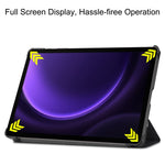 Custodia tablet in pelle con supporto per Galaxy Tab S9 FE