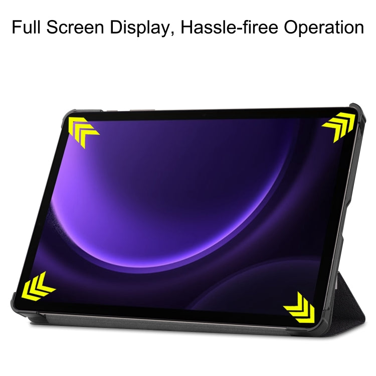 Custodia tablet in pelle con supporto per Galaxy Tab S9 FE