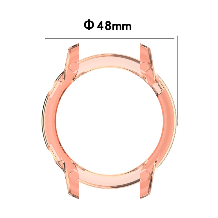 Custodia per orologio mezza cassa vuota avvolta in TPU, For Huawei Honor Magic watch2 46mm, For Huawei Honor Magic watch2 42mm, For Garmin Venu