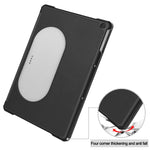 Custodia per tablet in pelle intelligente con supporto a 3 pieghe Custer Pure Color, For Google Pixel Tablet