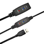 Cavo di prolunga Super Speed USB 3.0 da maschio a femmina, 5m, 10m