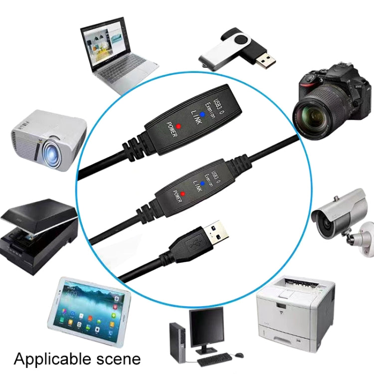 Cavo di prolunga Super Speed USB 3.0 da maschio a femmina, 5m, 10m