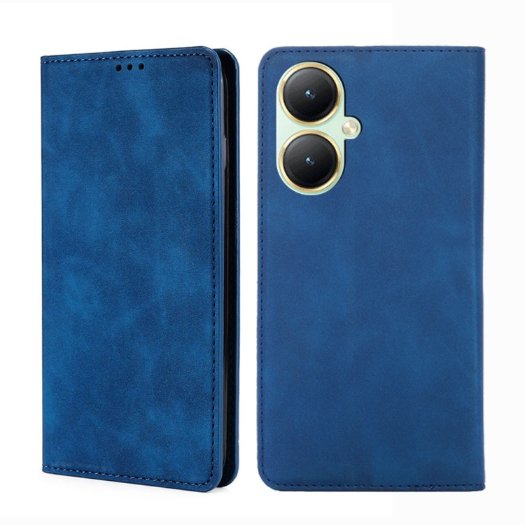 Custodia per telefono in pelle magnetica Skin Feel, For vivo Y100 5G IDN, For vivo Y35+ 5G, For vivo S17 5G / S17 Pro 5G, For vivo iQOO Neo 8 5G / 8 Pro 5G