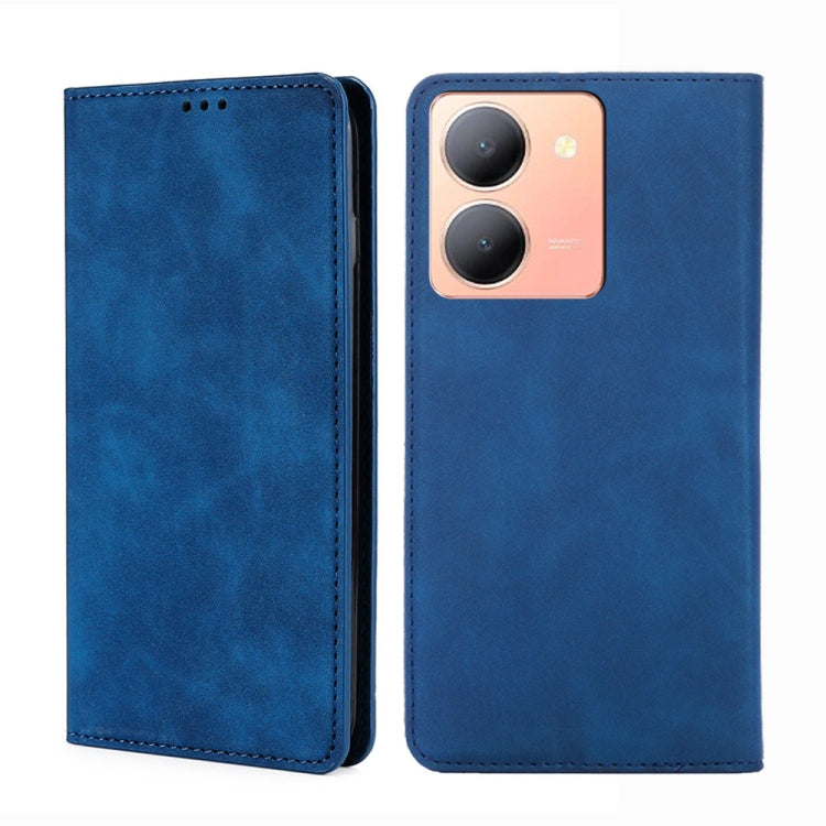 Custodia per telefono in pelle magnetica Skin Feel, For vivo Y78 5G