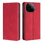 Custodia per telefono in pelle magnetica Skin Feel, For vivo V30e 5G Global, For vivo iQOO Z9x 5G, For vivo iQOO Z9 Turbo, For vivo Y03 4G
