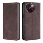 Custodia per telefono in pelle magnetica Skin Feel, For vivo V30e 5G Global, For vivo iQOO Z9x 5G, For vivo iQOO Z9 Turbo, For vivo Y03 4G