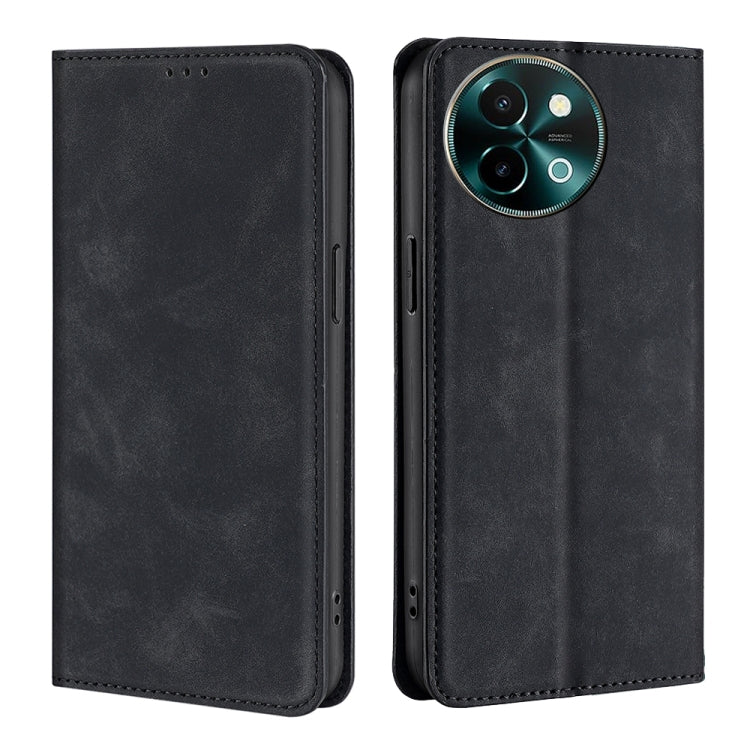 Custodia per telefono in pelle magnetica Skin Feel, For vivo S19, For vivo Y28 4G, For vivo X100s, For vivo Y38 5G / T3x Global