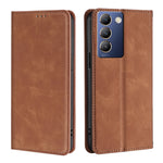 Custodia per telefono in pelle magnetica Skin Feel, For vivo Y100 5G IDN, For vivo Y35+ 5G, For vivo S17 5G / S17 Pro 5G, For vivo iQOO Neo 8 5G / 8 Pro 5G