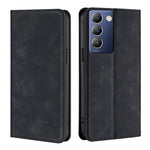 Custodia per telefono in pelle magnetica Skin Feel, For vivo Y100 5G IDN, For vivo Y35+ 5G, For vivo S17 5G / S17 Pro 5G, For vivo iQOO Neo 8 5G / 8 Pro 5G