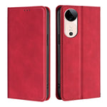 Custodia per telefono in pelle magnetica Skin Feel, For vivo S19, For vivo Y28 4G, For vivo X100s, For vivo Y38 5G / T3x Global
