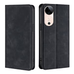 Custodia per telefono in pelle magnetica Skin Feel, For vivo S19, For vivo Y28 4G, For vivo X100s, For vivo Y38 5G / T3x Global