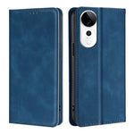 Custodia per telefono in pelle magnetica Skin Feel, For vivo V50 5G, For vivo X200 Pro 5G, For vivo Y300 Pro 5G, For vivo S19 Pro