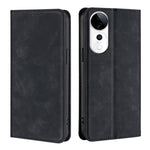 Custodia per telefono in pelle magnetica Skin Feel, For vivo V50 5G, For vivo X200 Pro 5G, For vivo Y300 Pro 5G, For vivo S19 Pro