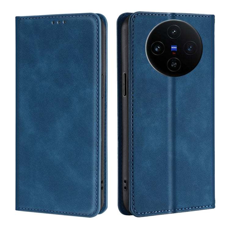 Custodia per telefono in pelle magnetica Skin Feel, For vivo S19, For vivo Y28 4G, For vivo X100s, For vivo Y38 5G / T3x Global