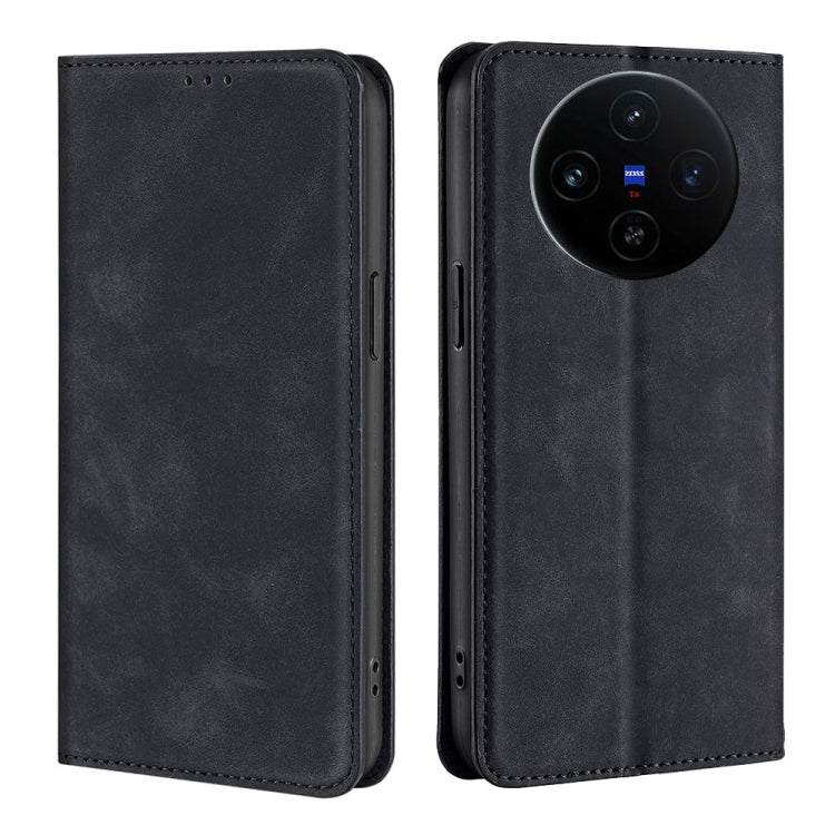 Custodia per telefono in pelle magnetica Skin Feel, For vivo S19, For vivo Y28 4G, For vivo X100s, For vivo Y38 5G / T3x Global