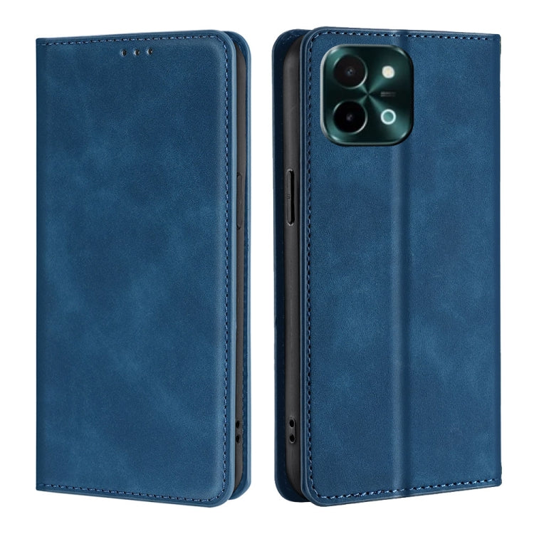 Custodia per telefono in pelle magnetica Skin Feel, For vivo S19, For vivo Y28 4G, For vivo X100s, For vivo Y38 5G / T3x Global