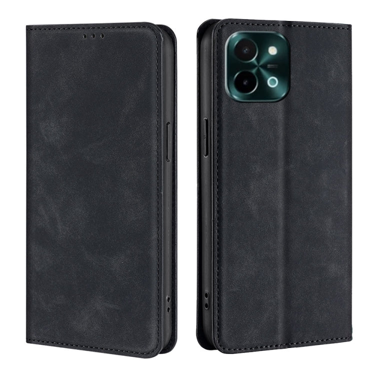 Custodia per telefono in pelle magnetica Skin Feel, For vivo S19, For vivo Y28 4G, For vivo X100s, For vivo Y38 5G / T3x Global