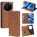 Custodia per telefono in pelle magnetica Skin Feel, For vivo V50 5G, For vivo X200 Pro 5G, For vivo Y300 Pro 5G, For vivo S19 Pro