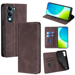 Custodia per telefono in pelle magnetica Skin Feel, For vivo Y39 5G Global, For vivo V50 Lite 5G, For vivo Y29s 5G / Y04 4G, For vivo Y29 4G Global
