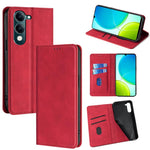 Custodia per telefono in pelle magnetica Skin Feel, For vivo Y39 5G Global, For vivo V50 Lite 5G, For vivo Y29s 5G / Y04 4G, For vivo Y29 4G Global