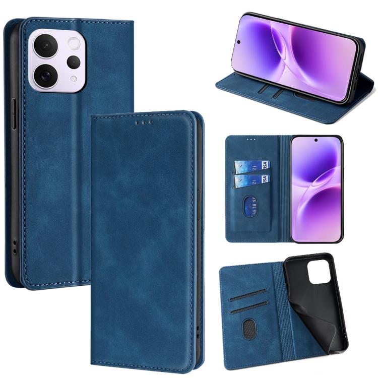 Custodia per telefono in pelle magnetica Skin Feel, For vivo X300 Ultra 5G, For vivo S50 Pro mini 5G, For vivo S50 5G, For vivo Y31 5G 2025