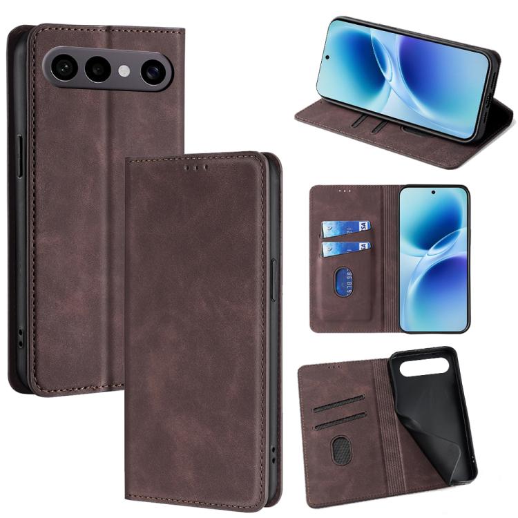 Custodia per telefono in pelle magnetica Skin Feel, For vivo X300 Ultra 5G, For vivo S50 Pro mini 5G, For vivo S50 5G, For vivo Y31 5G 2025