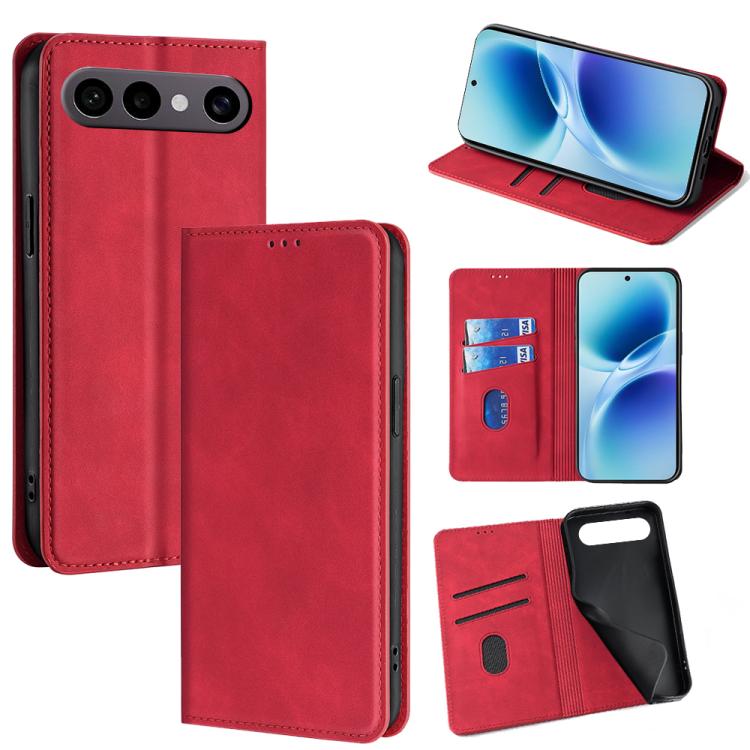 Custodia per telefono in pelle magnetica Skin Feel, For vivo X300 Ultra 5G, For vivo S50 Pro mini 5G, For vivo S50 5G, For vivo Y31 5G 2025