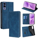 Custodia per telefono in pelle magnetica Skin Feel, For vivo X300s 5G, For vivo V70 FE 5G, For vivo Y05 4G, For vivo Y500i 5G