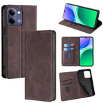 Custodia per telefono in pelle magnetica Skin Feel, For vivo X300s 5G, For vivo V70 FE 5G, For vivo Y05 4G, For vivo Y500i 5G