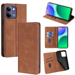 Custodia per telefono in pelle magnetica Skin Feel, For vivo X300s 5G, For vivo V70 FE 5G, For vivo Y05 4G, For vivo Y500i 5G
